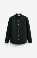 100% LINEN DARK GREEN SHIRT