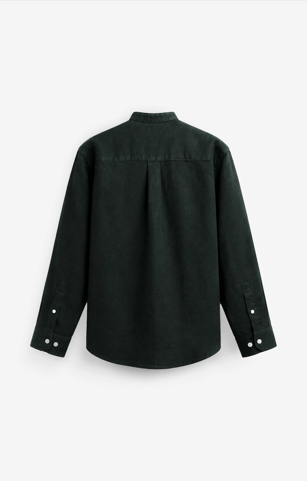 100% LINEN DARK GREEN SHIRT