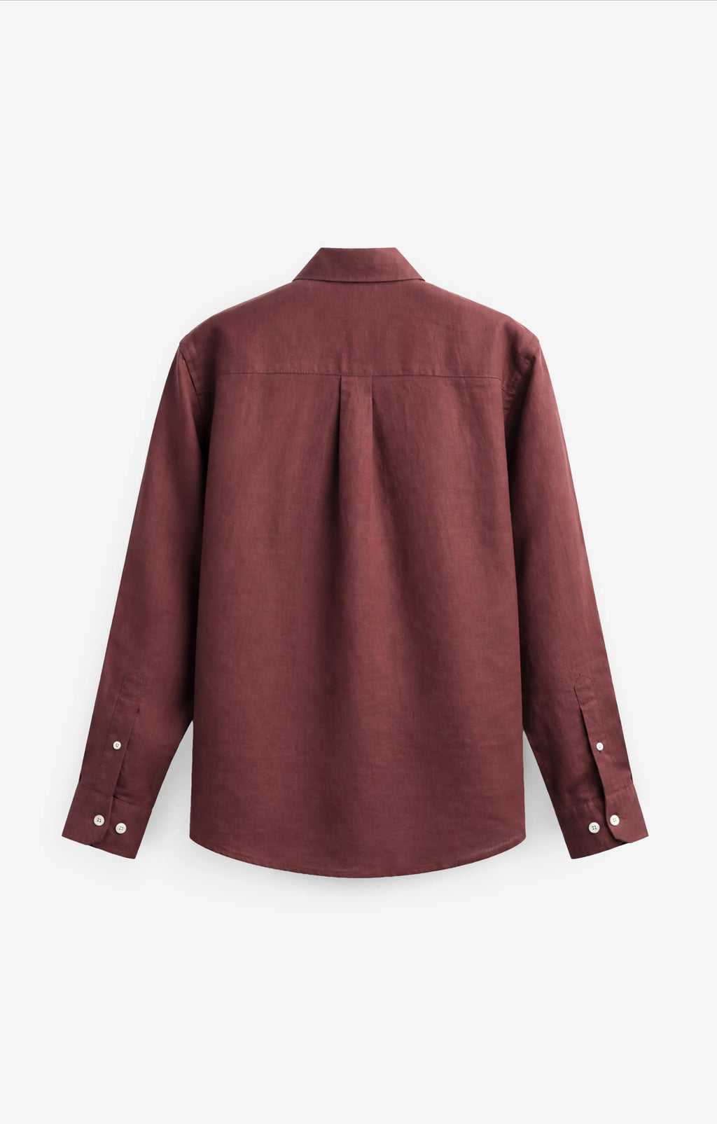 VELAIR LINEN MAROON SHIRT