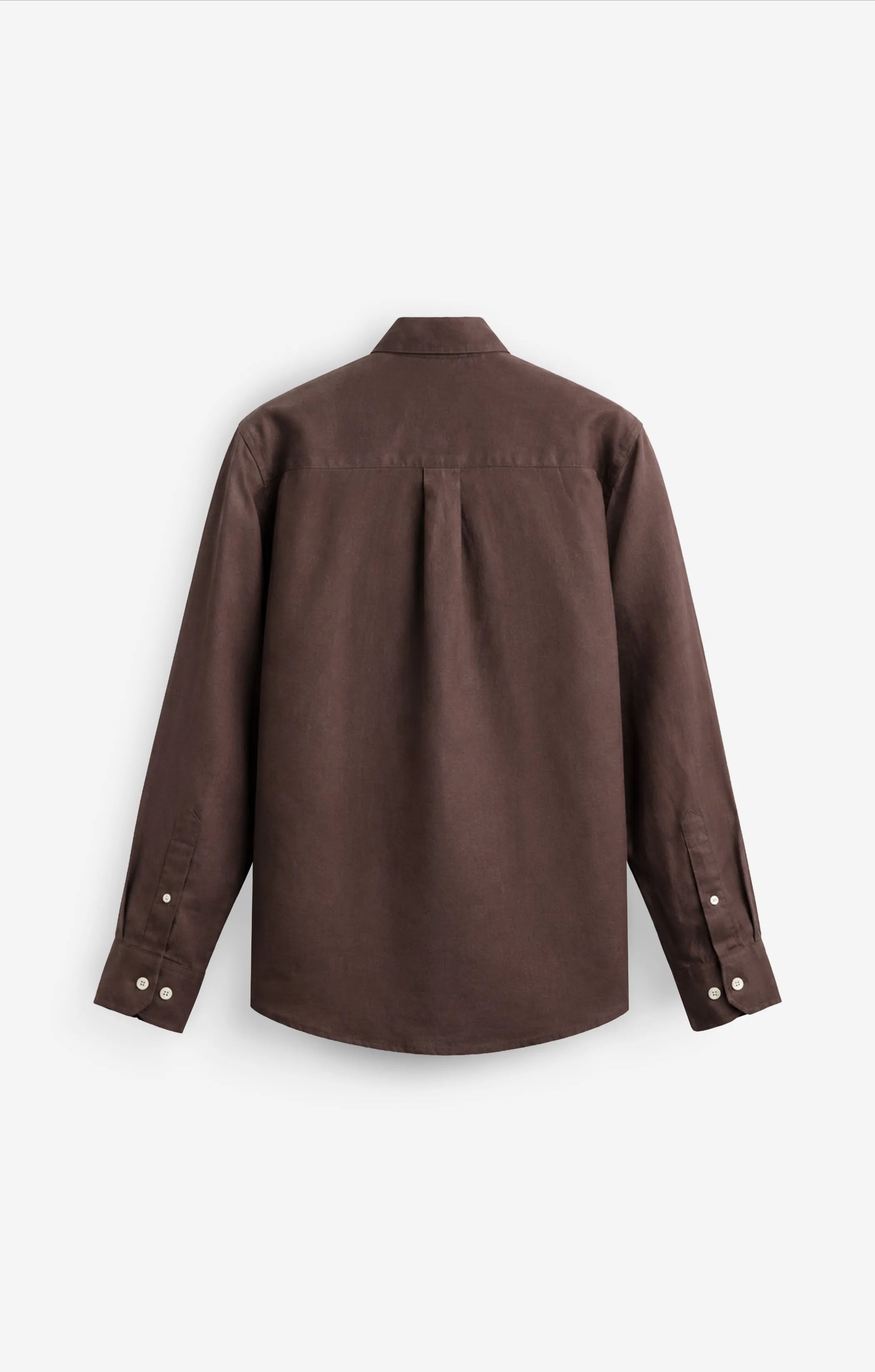 VELAIR LINEN CHOCOLATE SHIRT