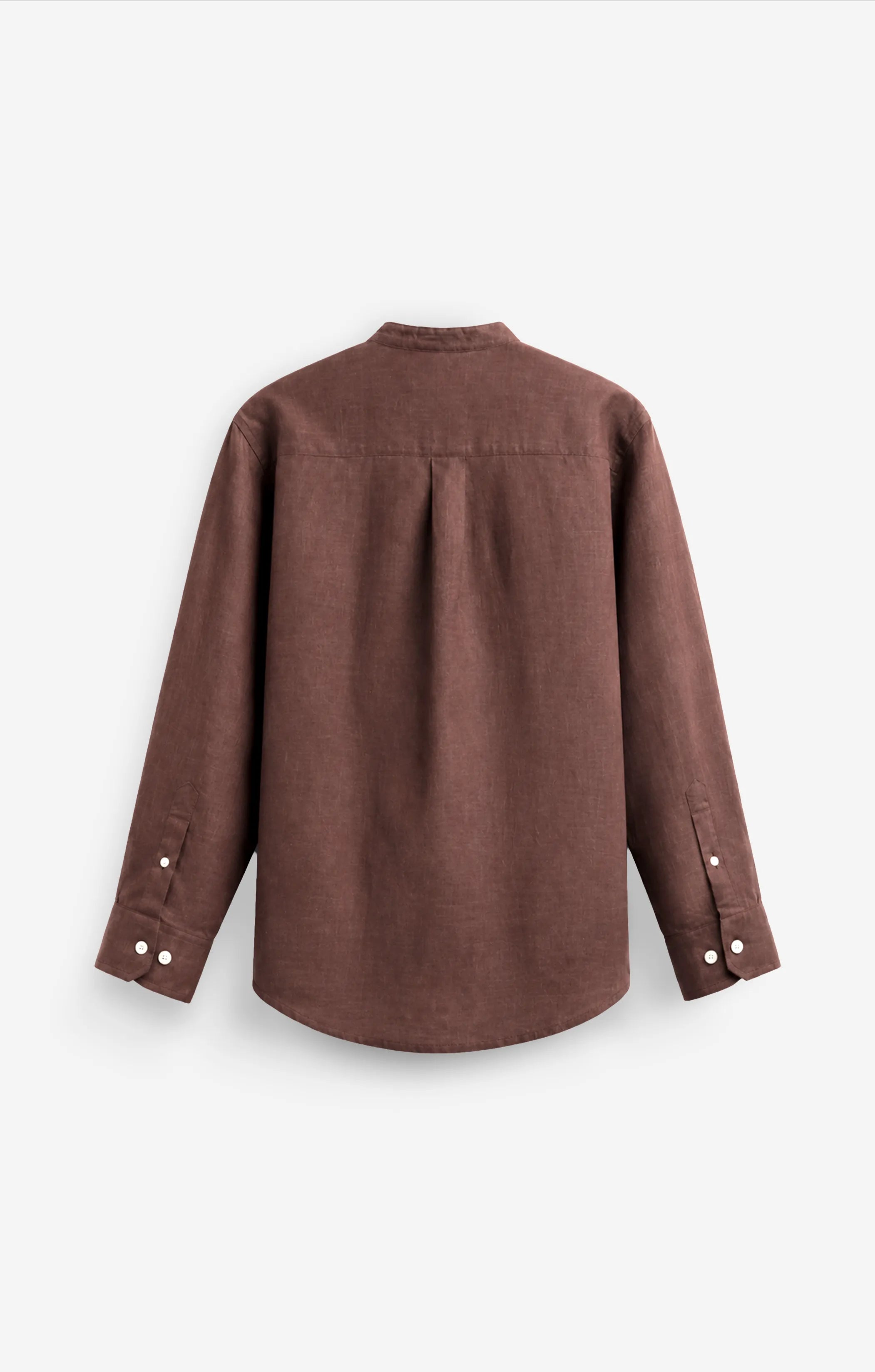 VELAIR LINEN RELAXED FIT COCOA SHIRT