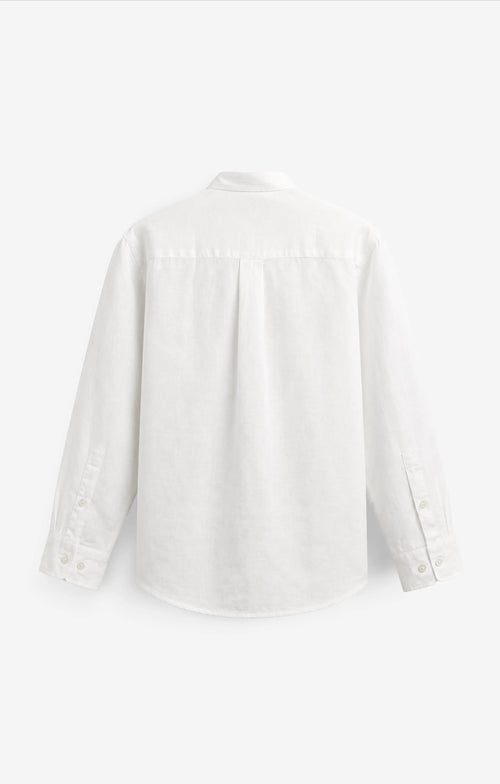 100% LINEN OFF-WHITE SHIRT