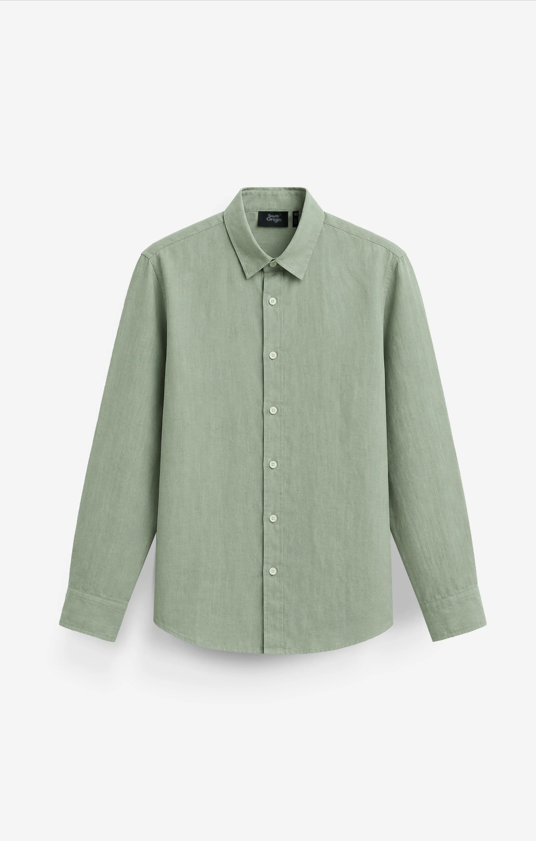 100% LINEN LAUREL GREEN SHIRT