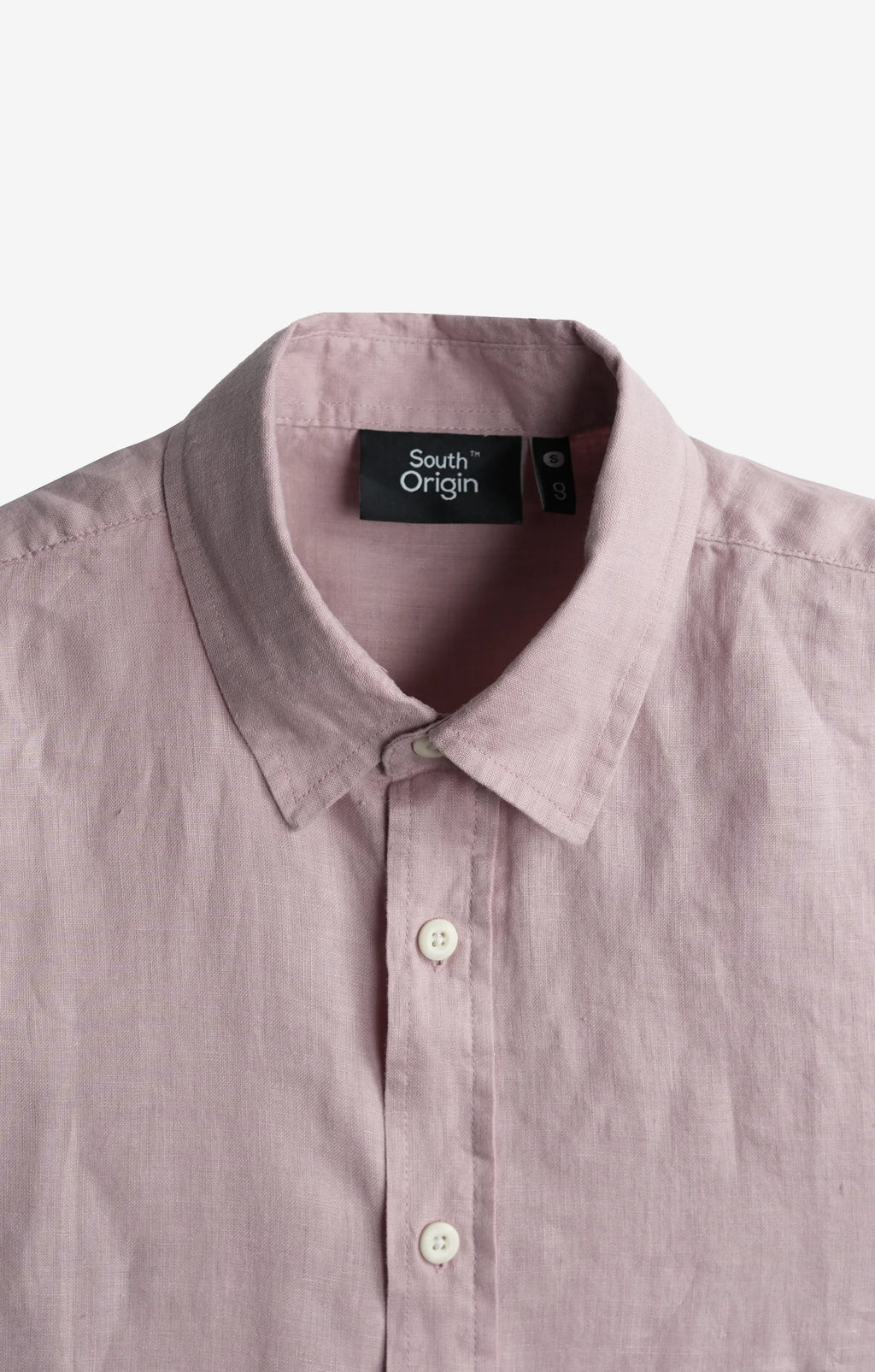 VELAIR 100% LINEN OLIVE PINK SHIRT