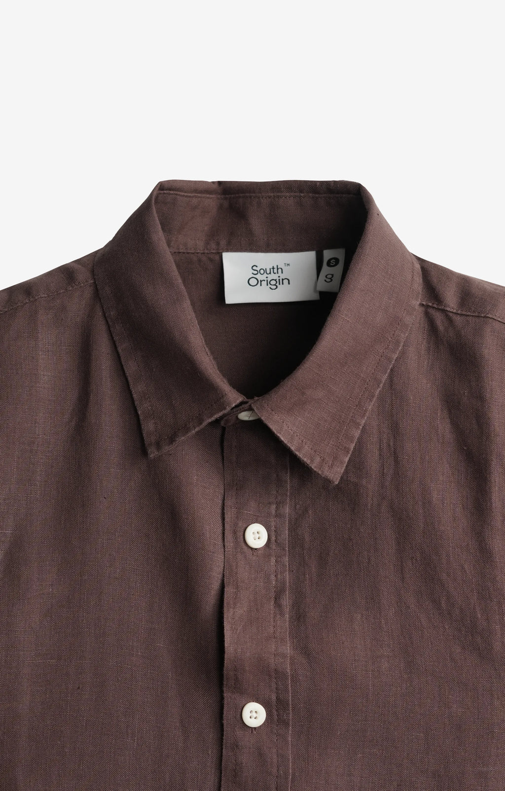 VELAIR LINEN CHOCOLATE SHIRT