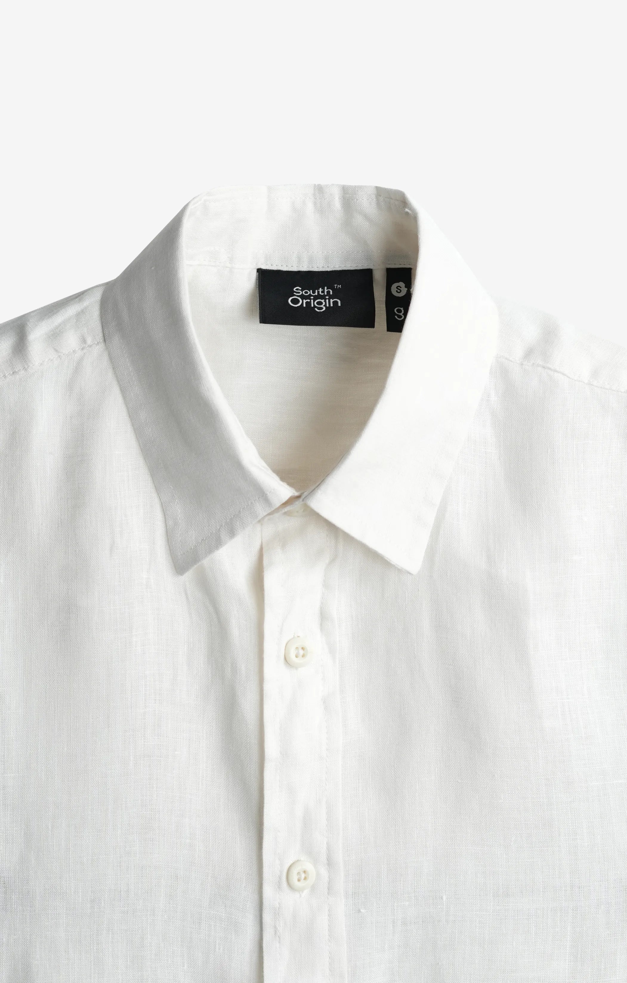 VELAIR  LINEN WHITE SHIRT