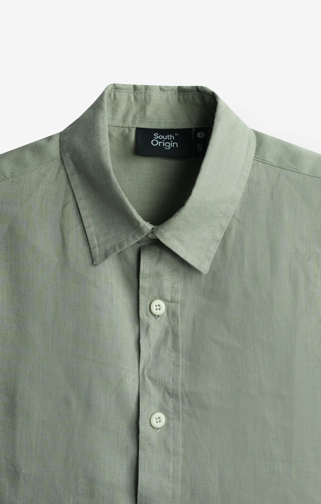 100% LINEN LAUREL GREEN SHIRT
