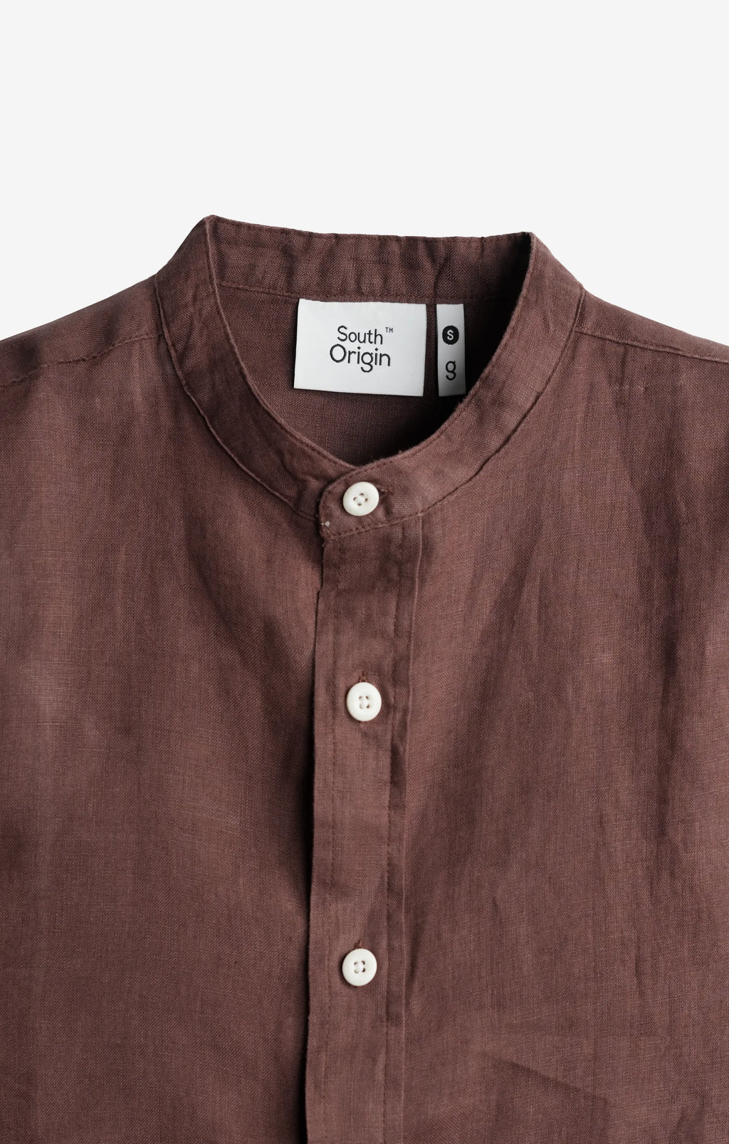 VELAIR LINEN RELAXED FIT COCOA SHIRT