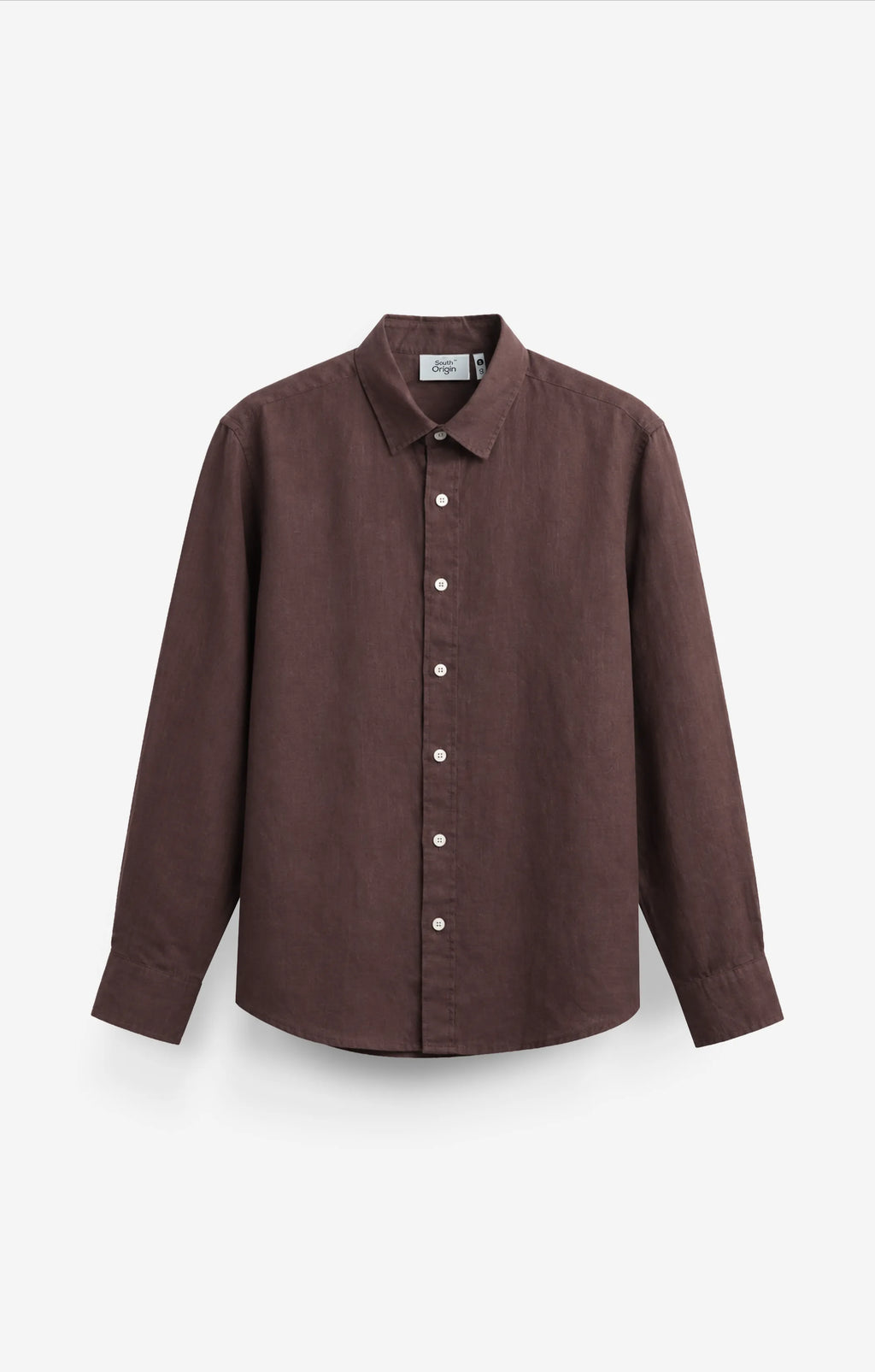 VELAIR LINEN CHOCOLATE SHIRT