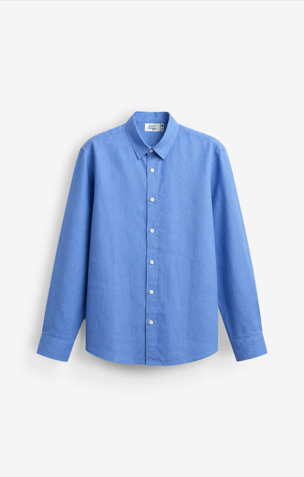 100% LINEN BLUE SHIRT