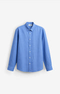 100% LINEN BLUE SHIRT