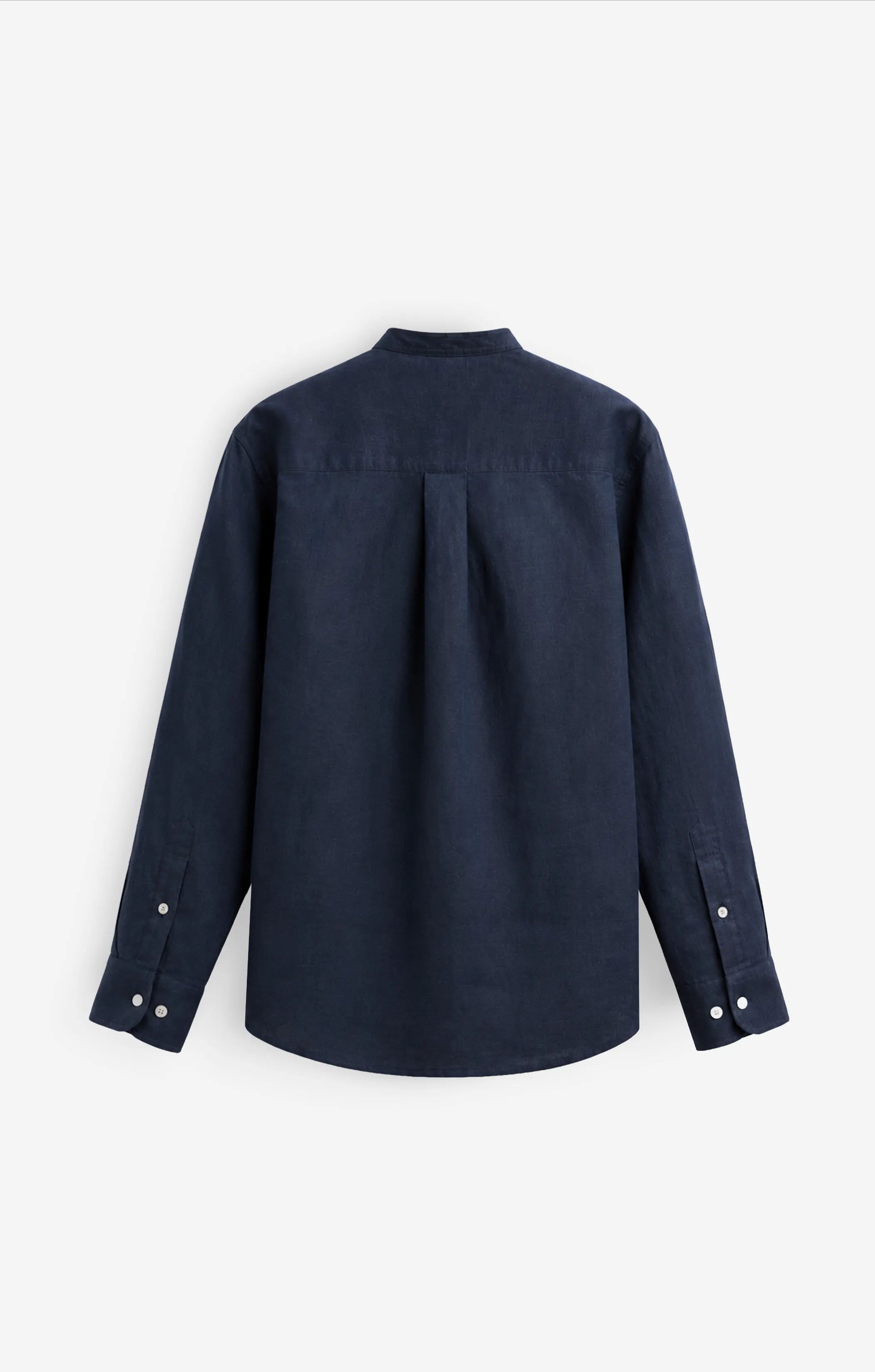 VELAIR LINEN NAVY BLUE SHIRT