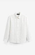 100% LINEN OFF-WHITE SHIRT
