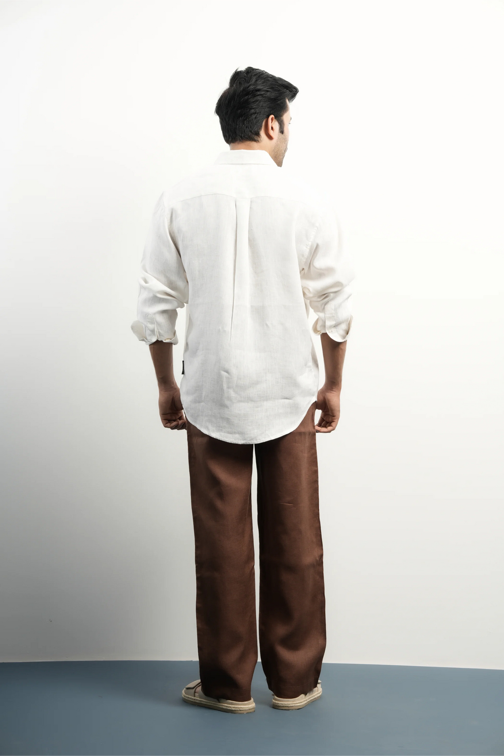 VELAIR  LINEN WHITE SHIRT