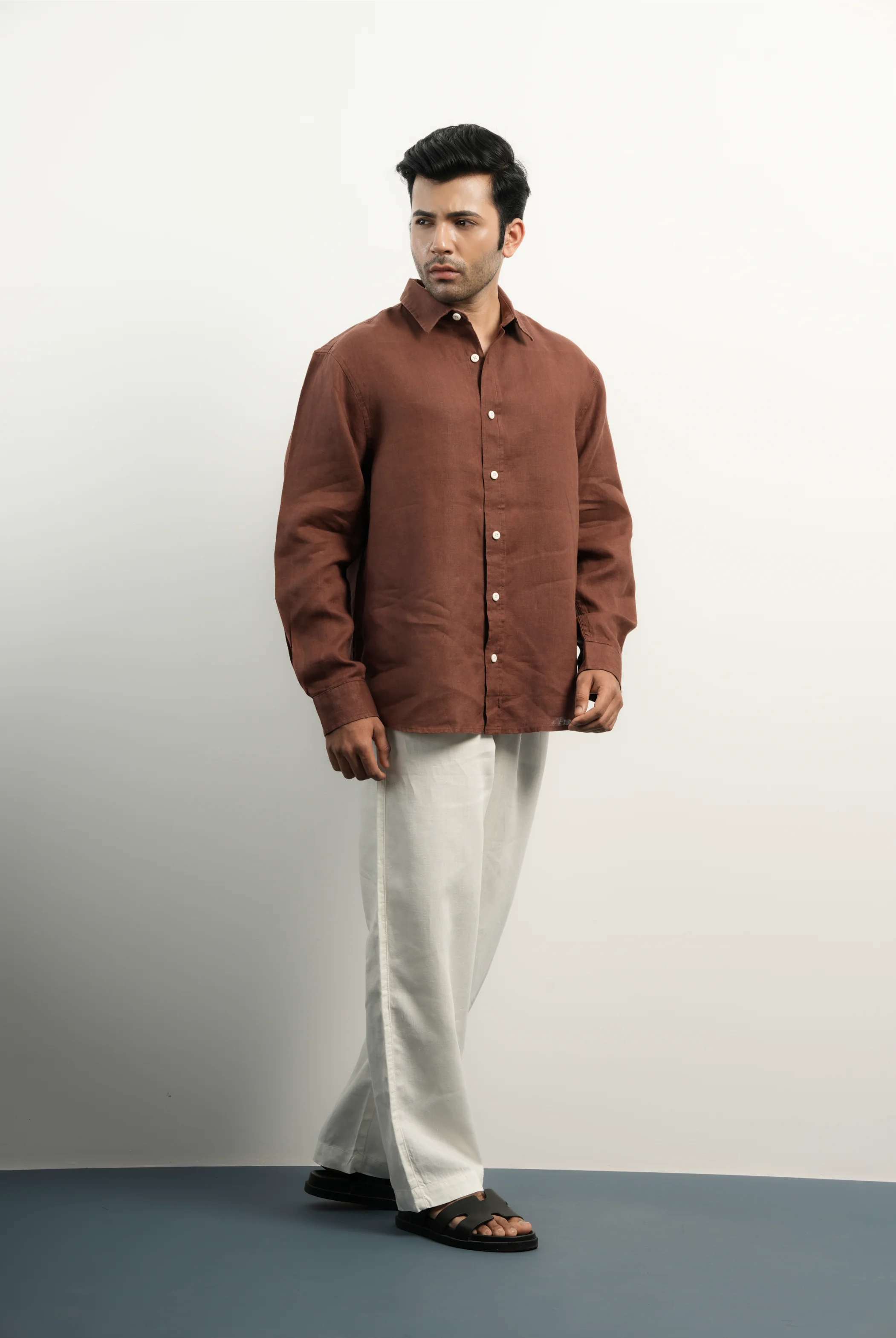 100% LINEN RELAXED FIT SHIRT