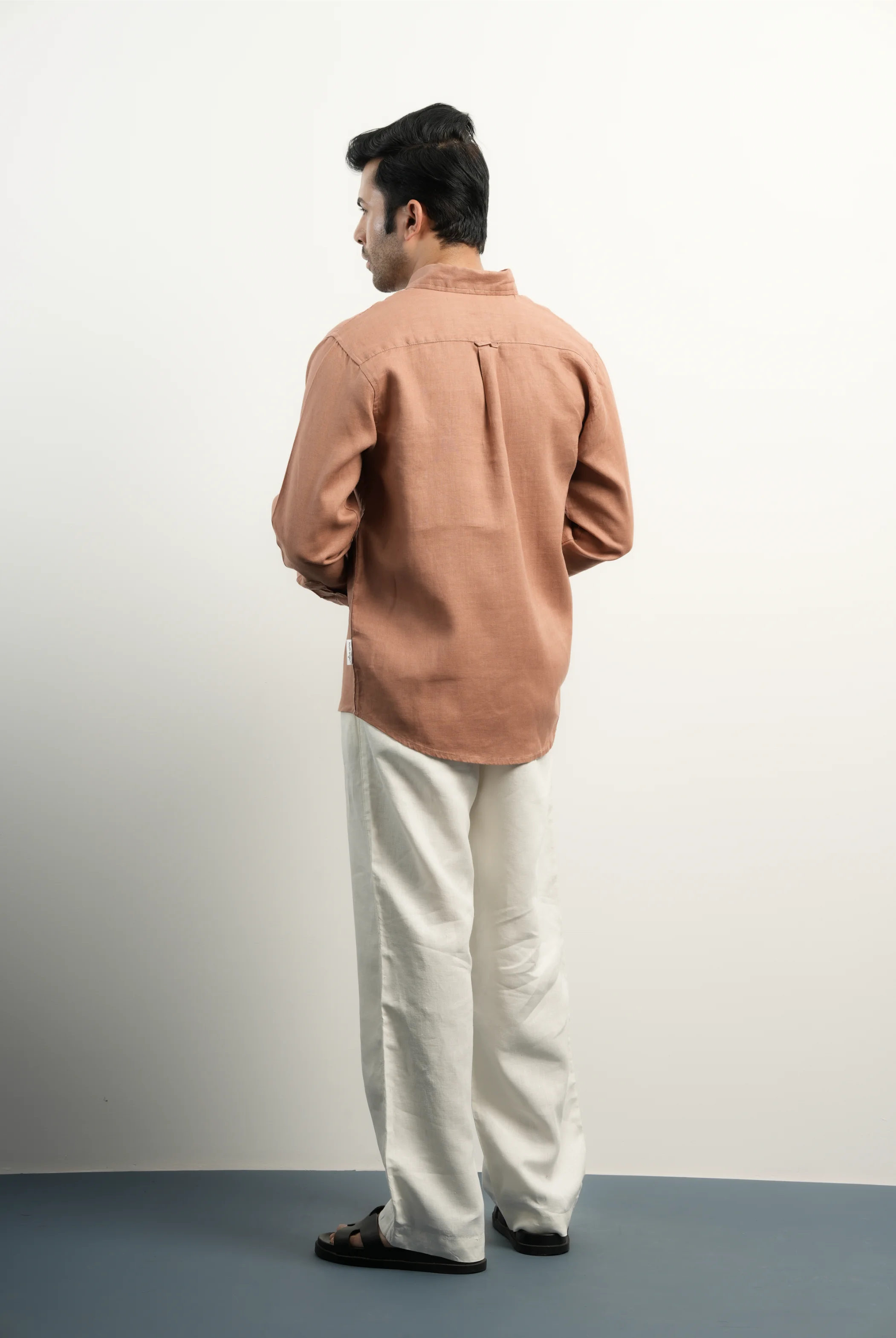 VELAIR LINEN BRICK RED SHIRTS