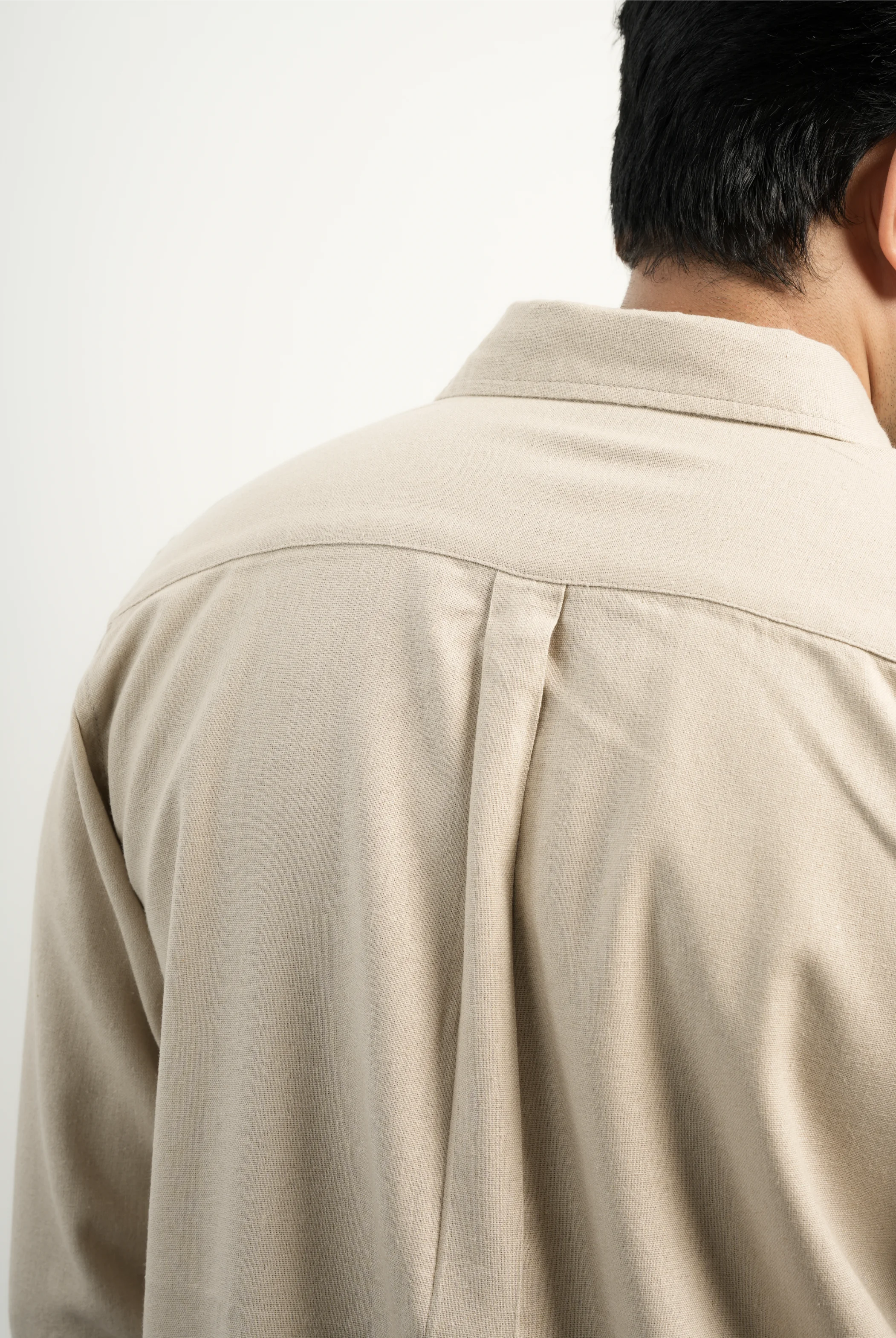 LINEN COTTON BEIGE SHIRTS