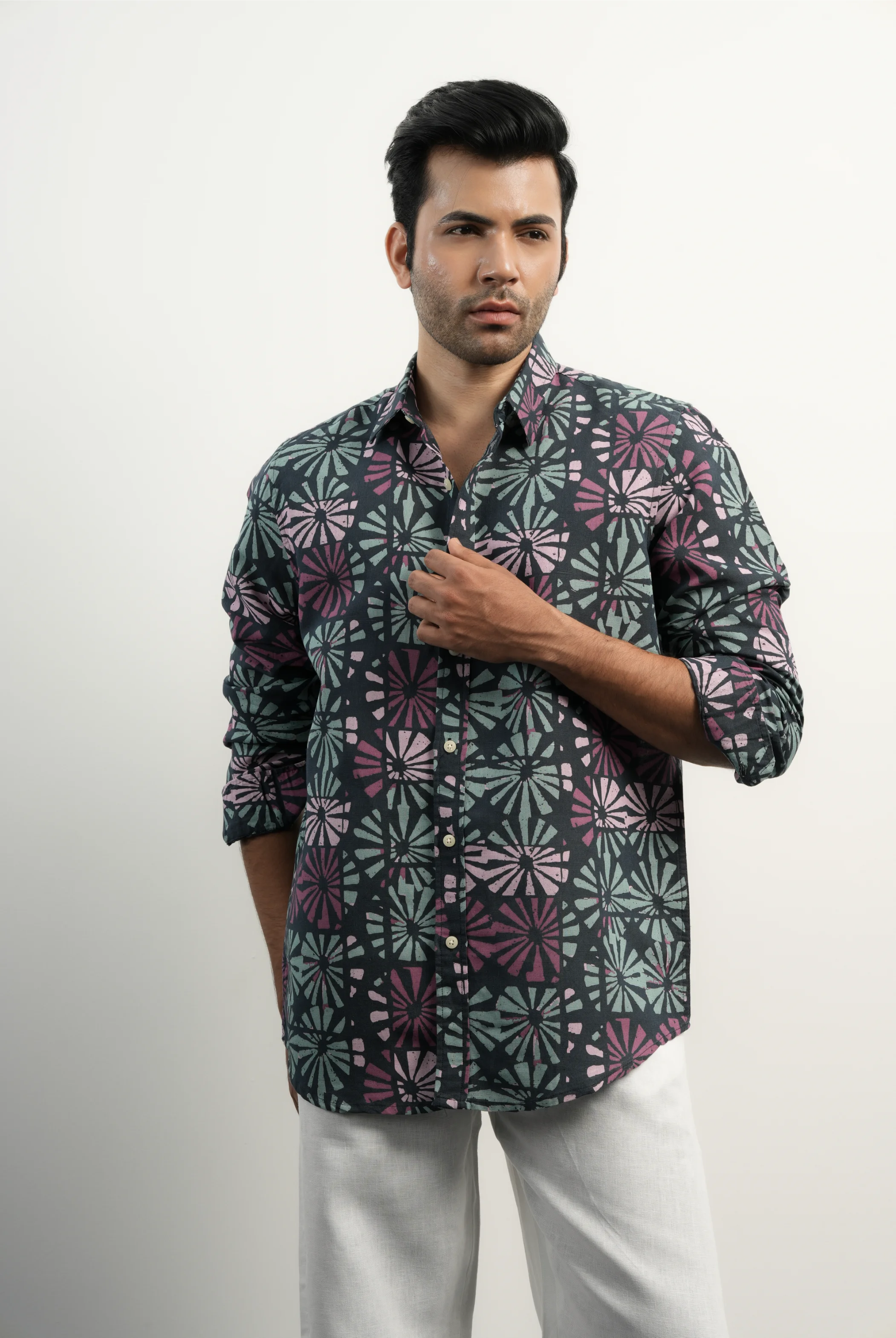 REGULAR FIT | LINEN COTTON SHIRTS