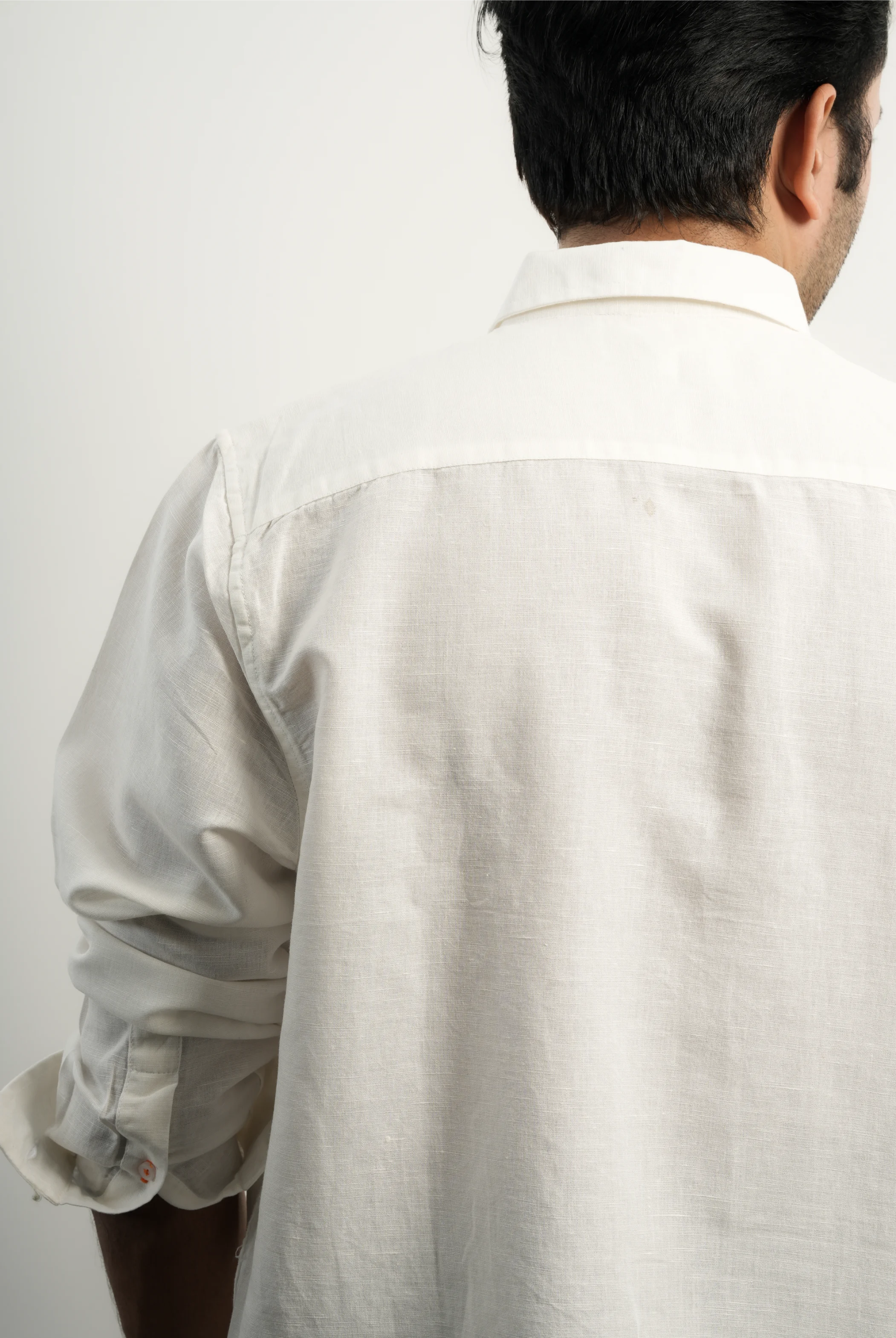 LINEN-COTTON WHITE SHIRT