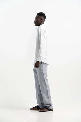 VELAIR LINEN PURE WHITE SHIRT