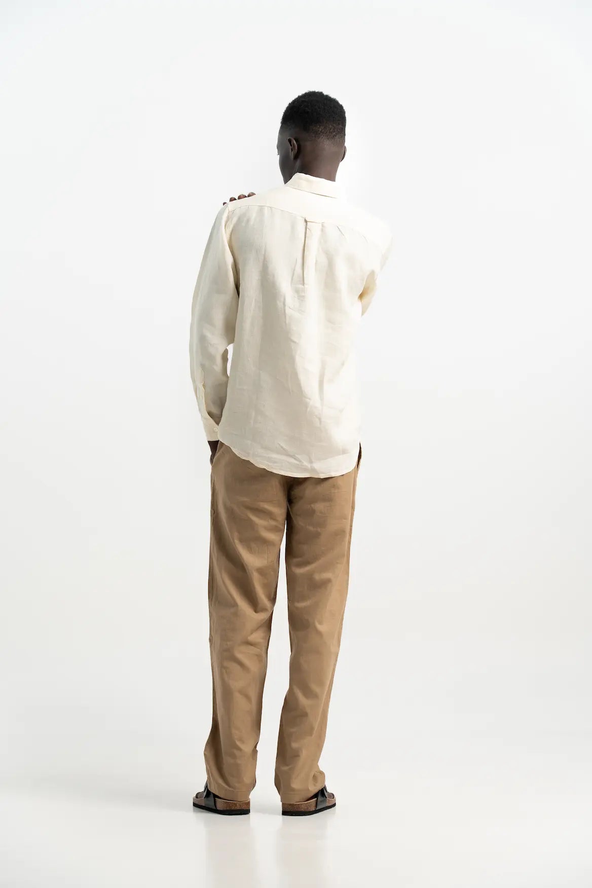 VELAIR LINEN OFF WHITE SHIRTS
