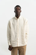 VELAIR LINEN OFF WHITE SHIRTS