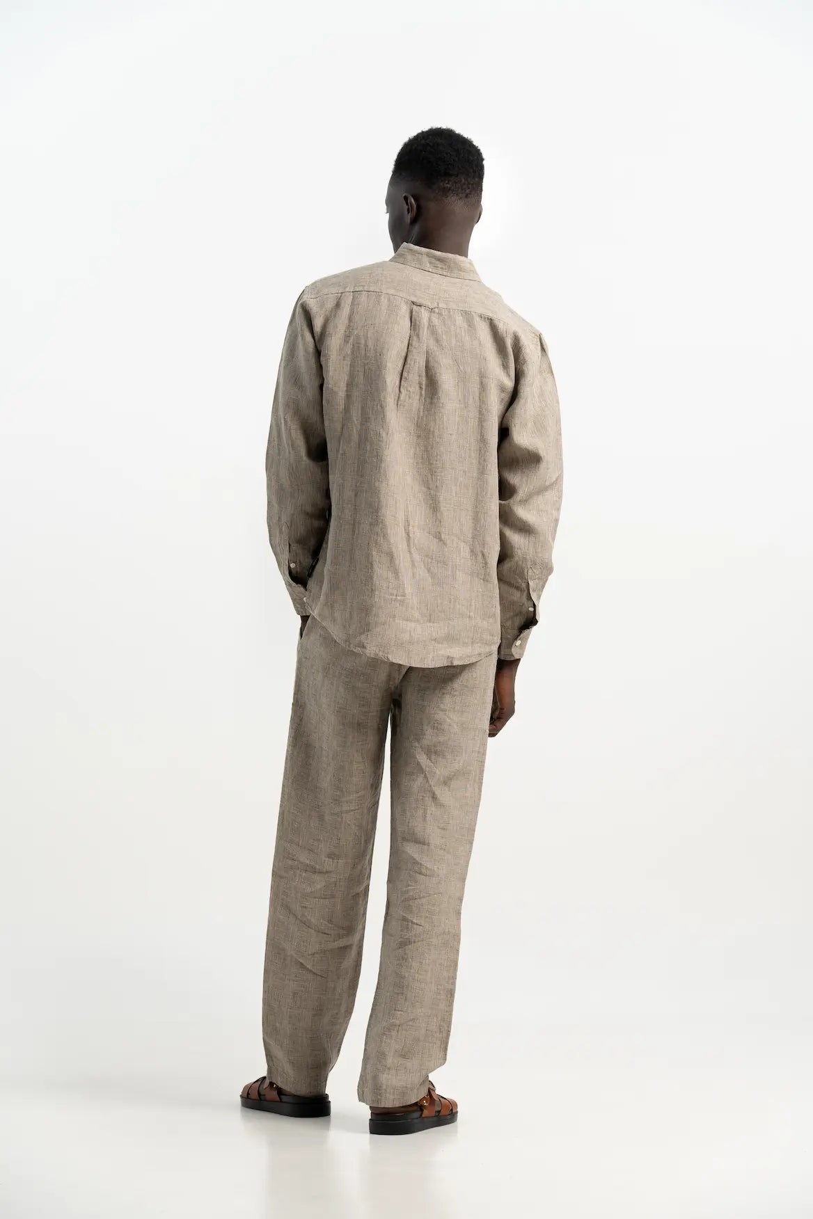VELAIR LINEN CHECKS SHIRT