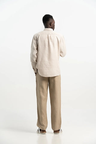 VELAIR LINEN BEIGE STORM SHIRT