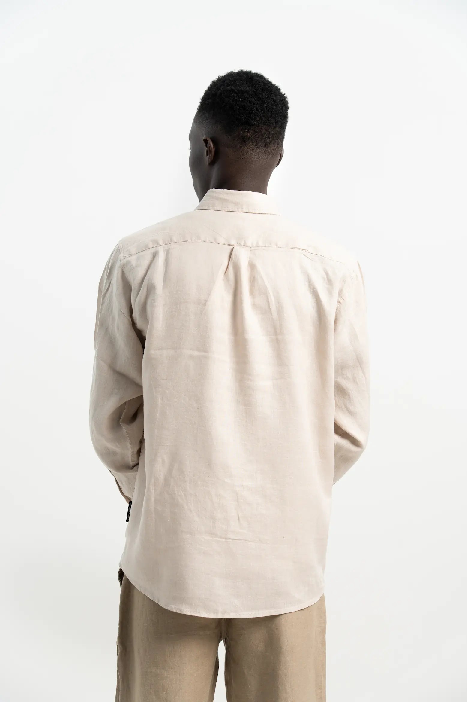 VELAIR LINEN BEIGE STORM SHIRT