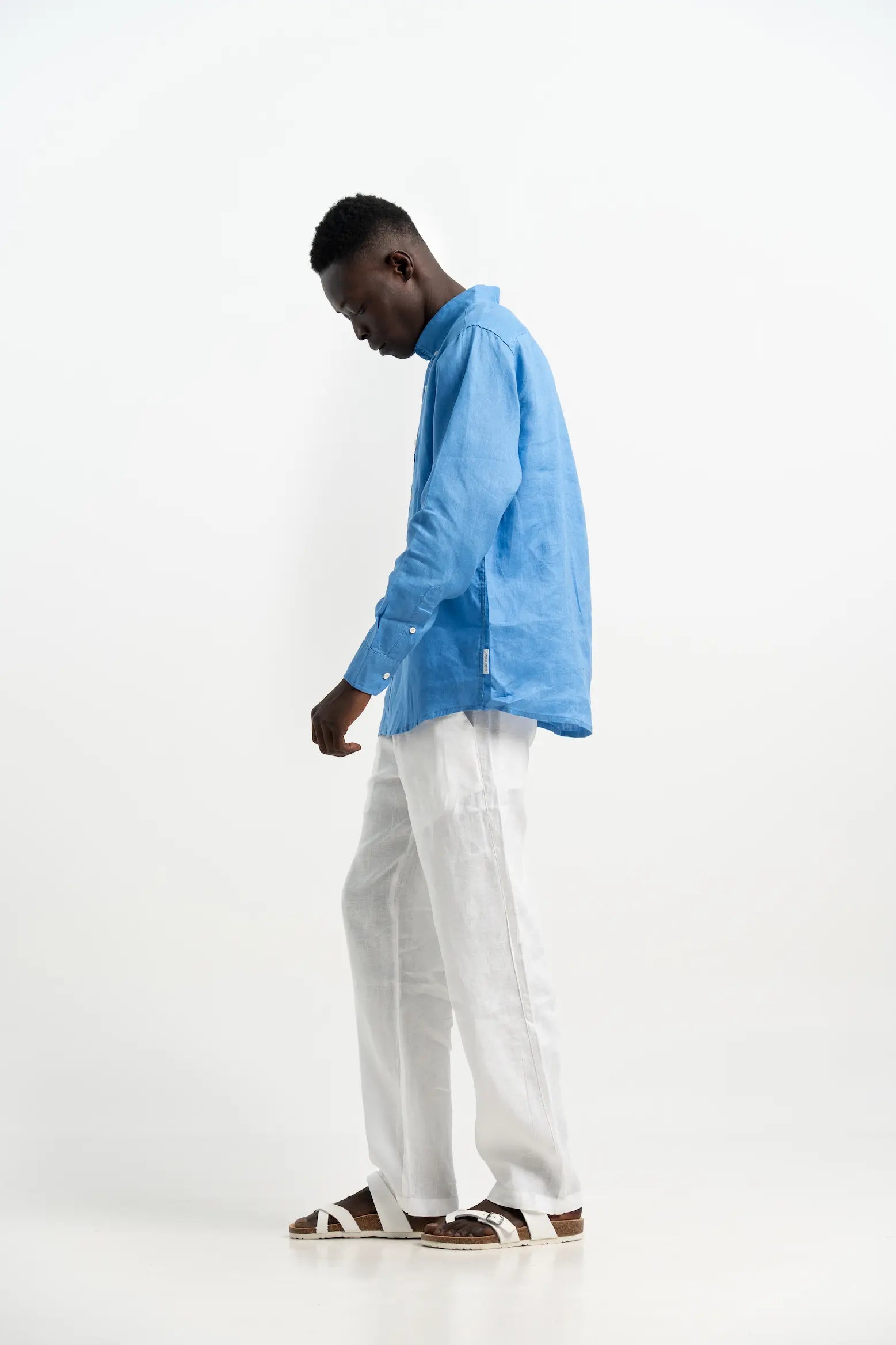 VELAIR LINEN INDIGO SHIRT
