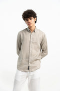 VELAIR LINEN ROYAL BEIGE SHIRT