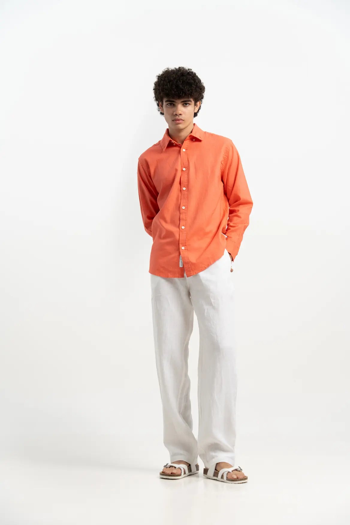 VELAIR LINEN PEACH SHIRTS