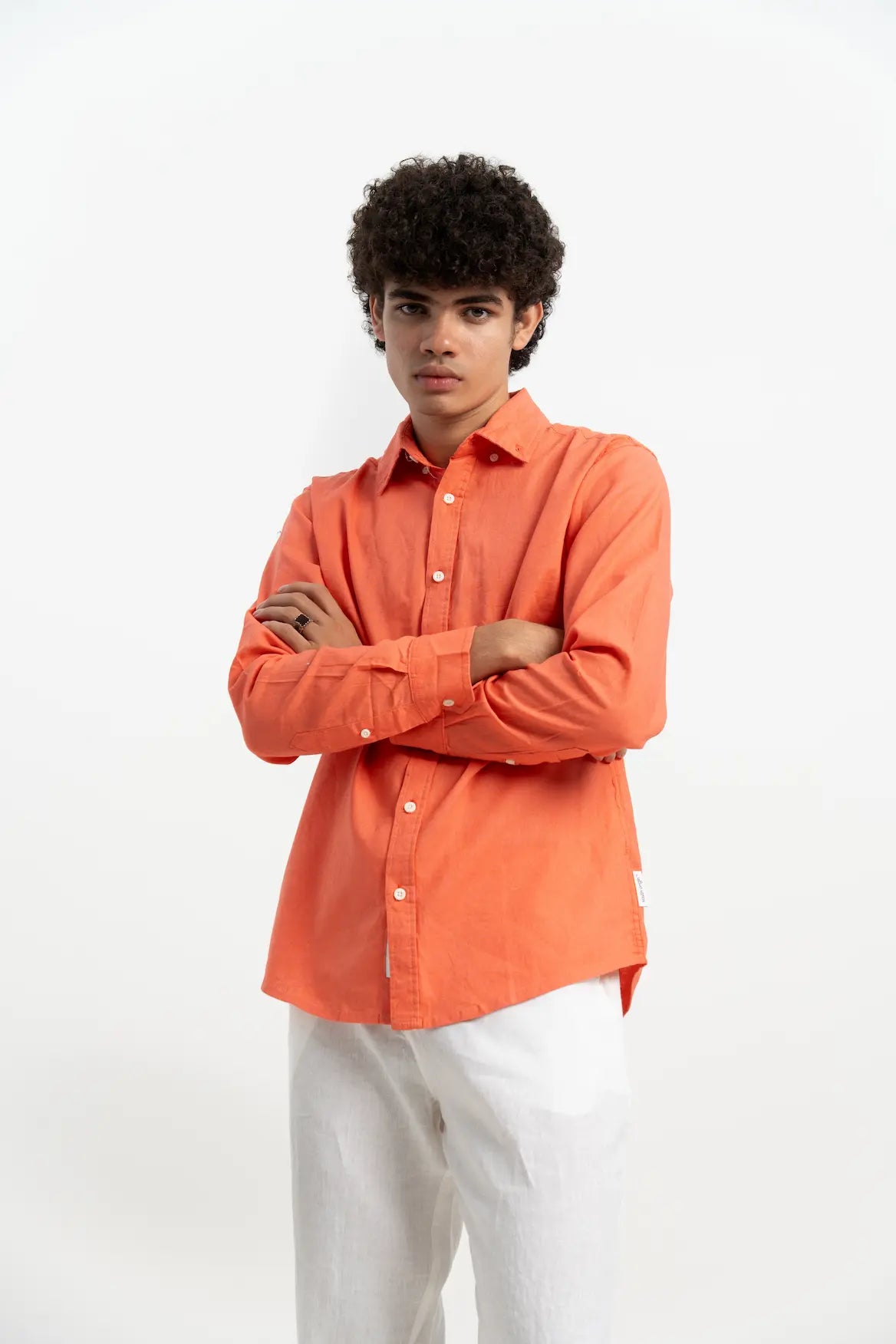 VELAIR LINEN PEACH SHIRTS