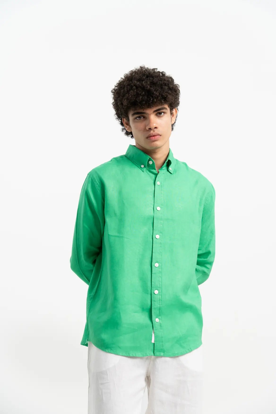 VELAIR LINEN GO GREEN SHIRTS