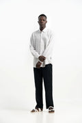 VELAIR LINEN ICE GREY SHIRT