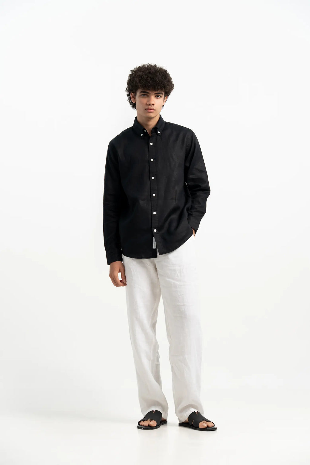 VELAIR LINEN BLACK SHIRTS