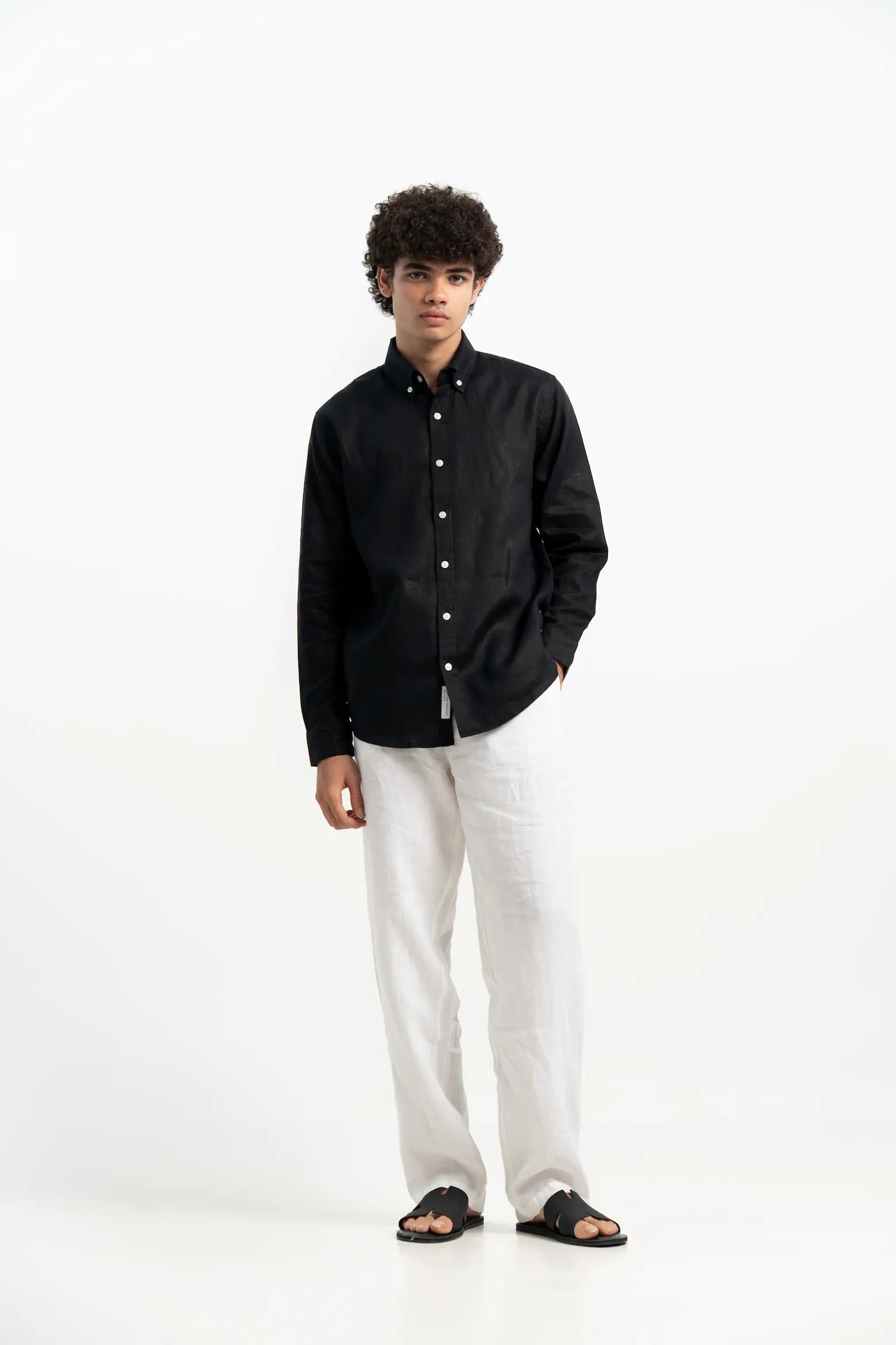VELAIR LINEN BLACK SHIRTS