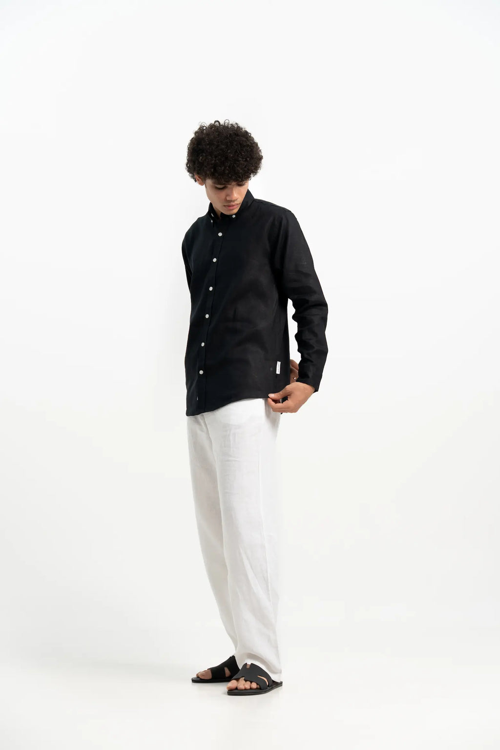 VELAIR LINEN BLACK SHIRTS