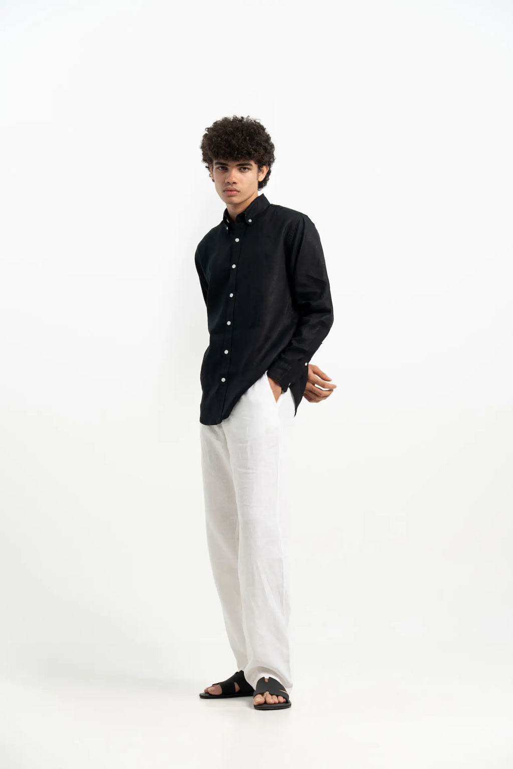 VELAIR LINEN BLACK SHIRTS