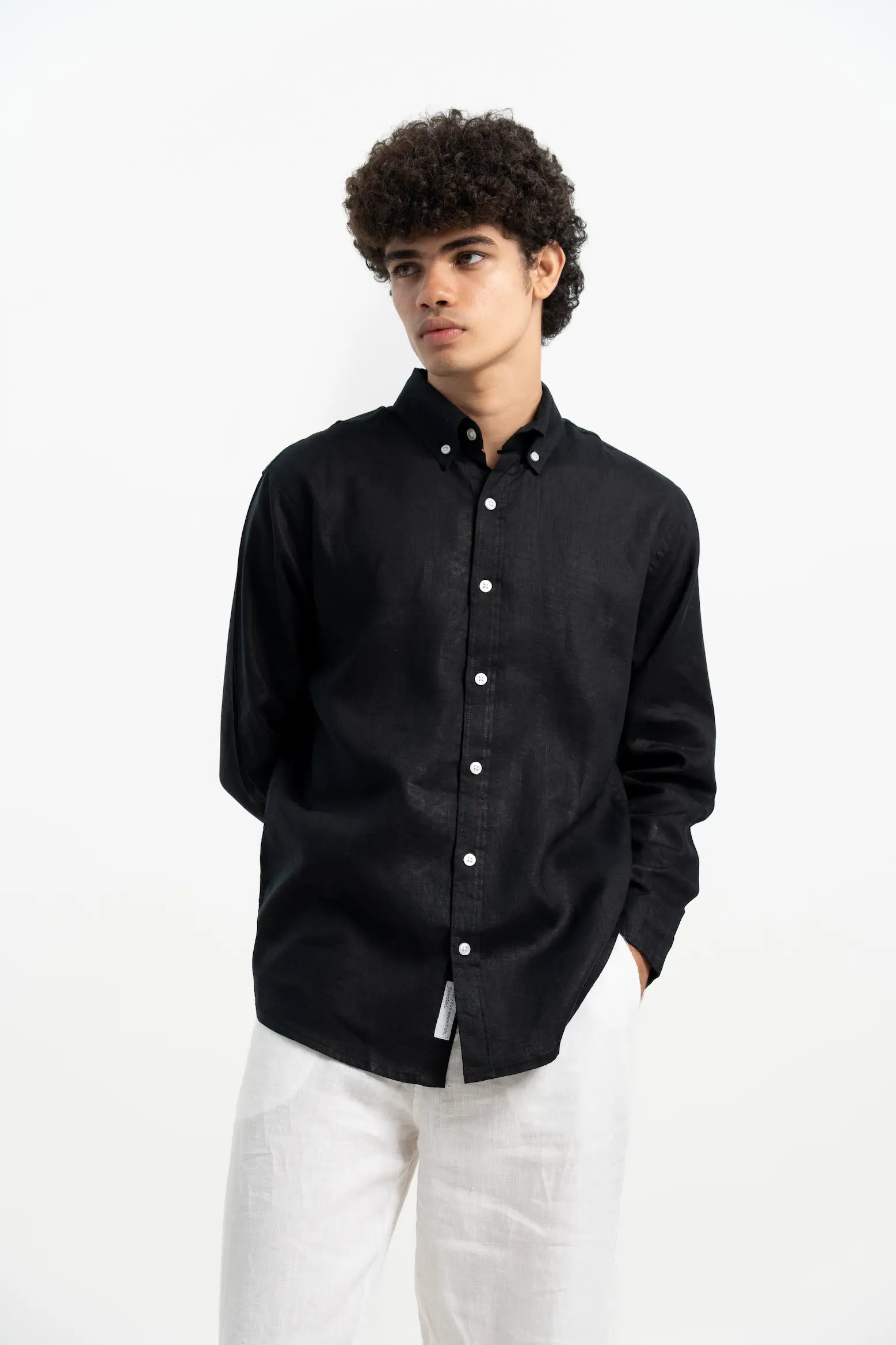VELAIR LINEN BLACK SHIRTS