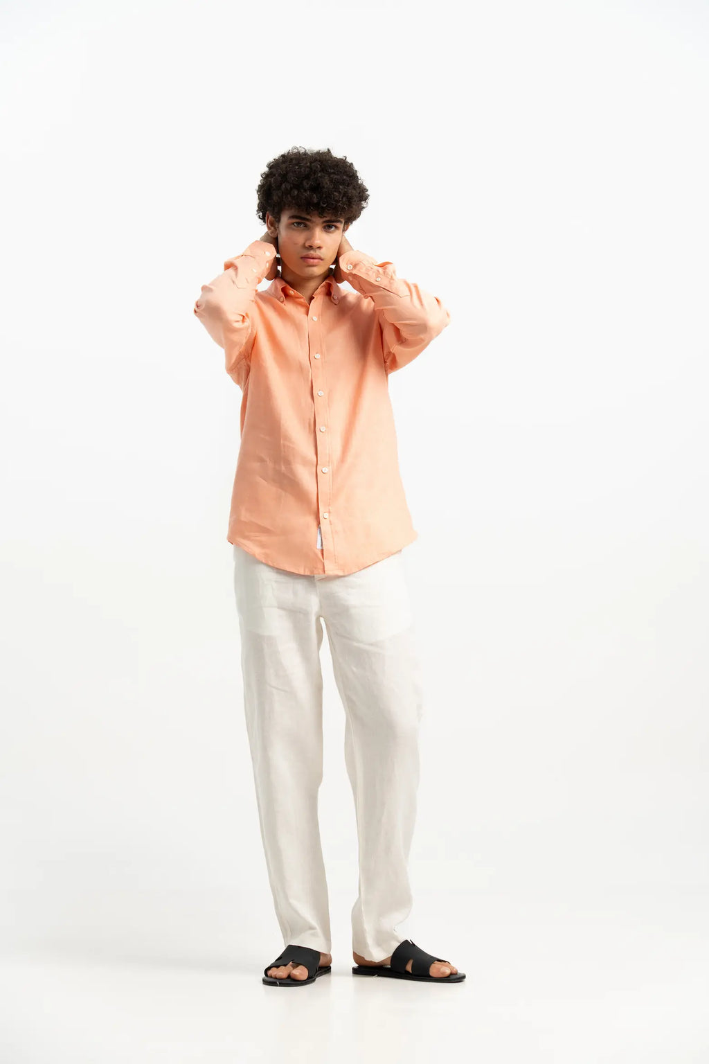 VELAIR LINEN SHAMAM SHIRT