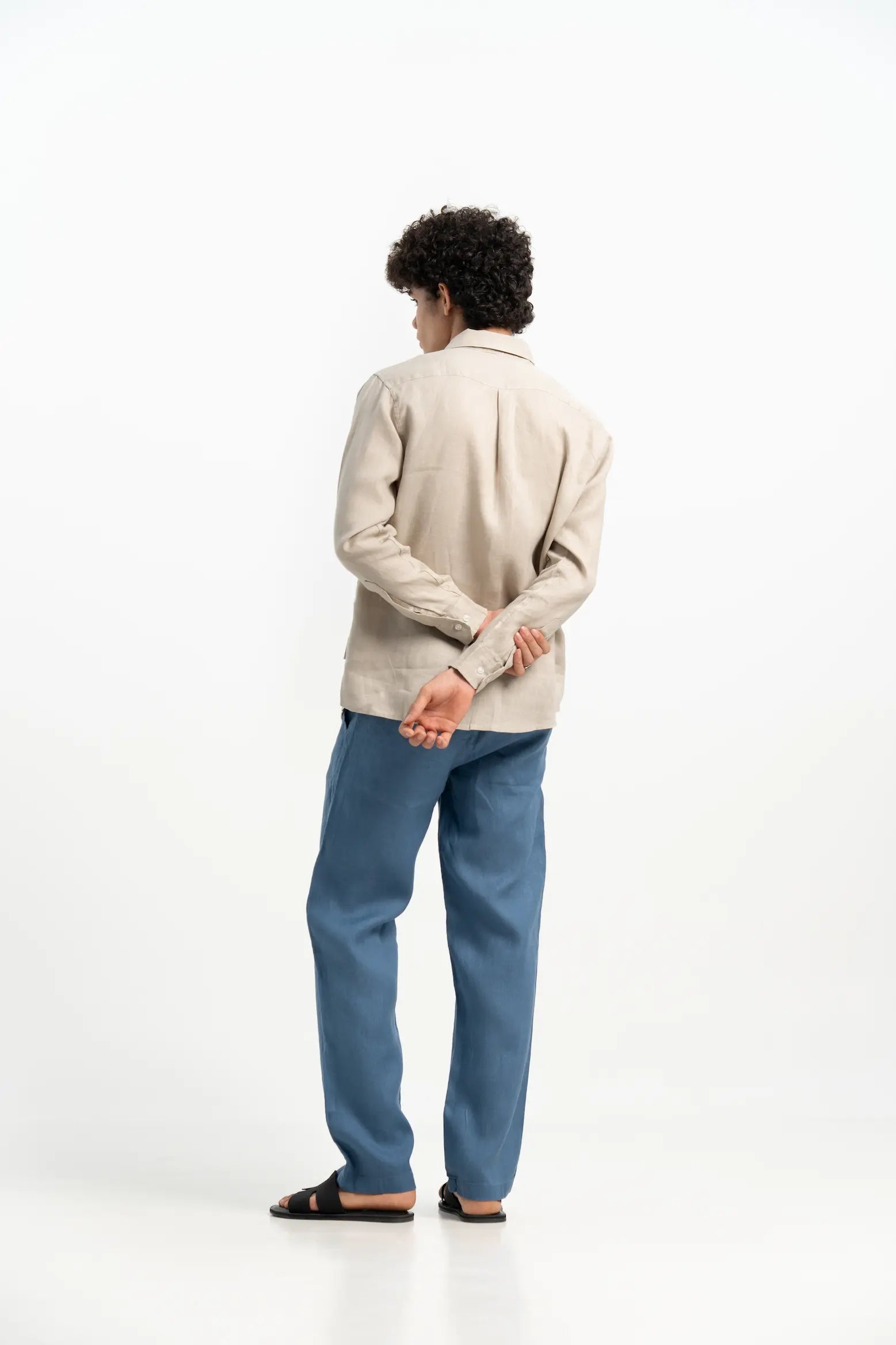 VELAIR LINEN DESSERT BEIGE SHIRT