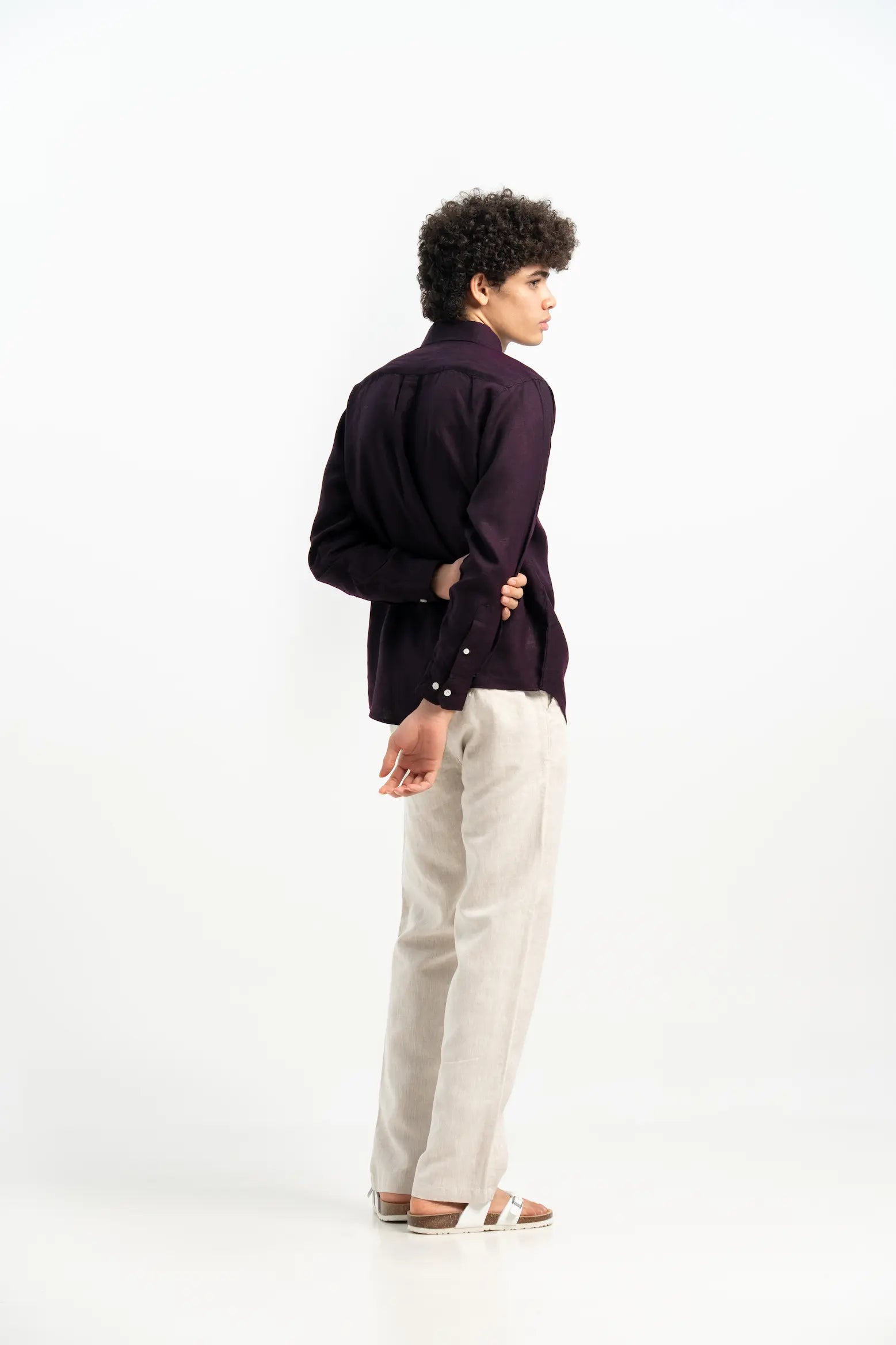 VELAIR LINEN GRAPE SHIRT