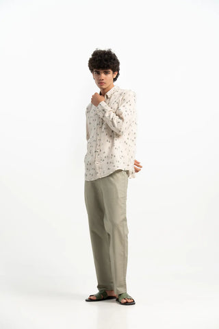 VELAIR LINEN PRINT SHIRTS