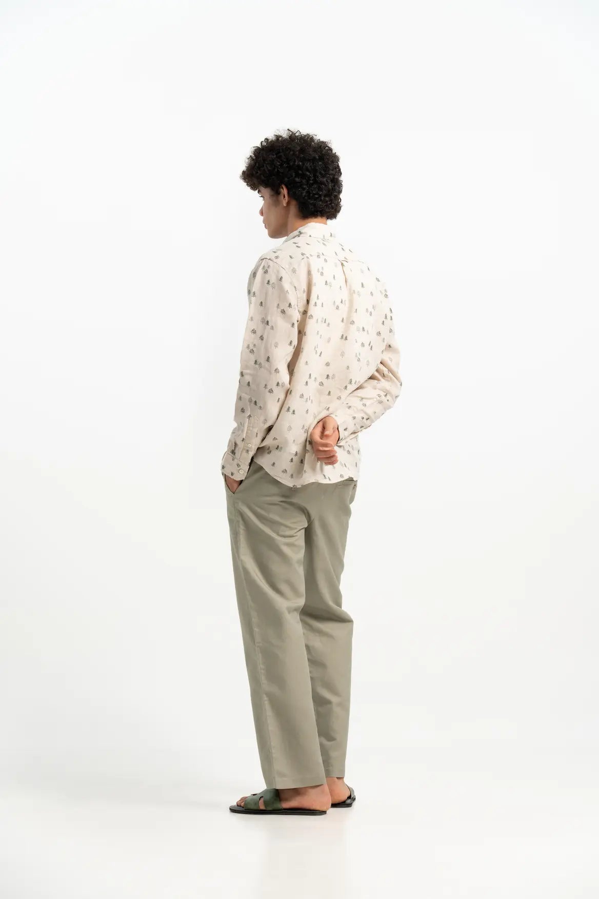 VELAIR LINEN PRINT SHIRTS