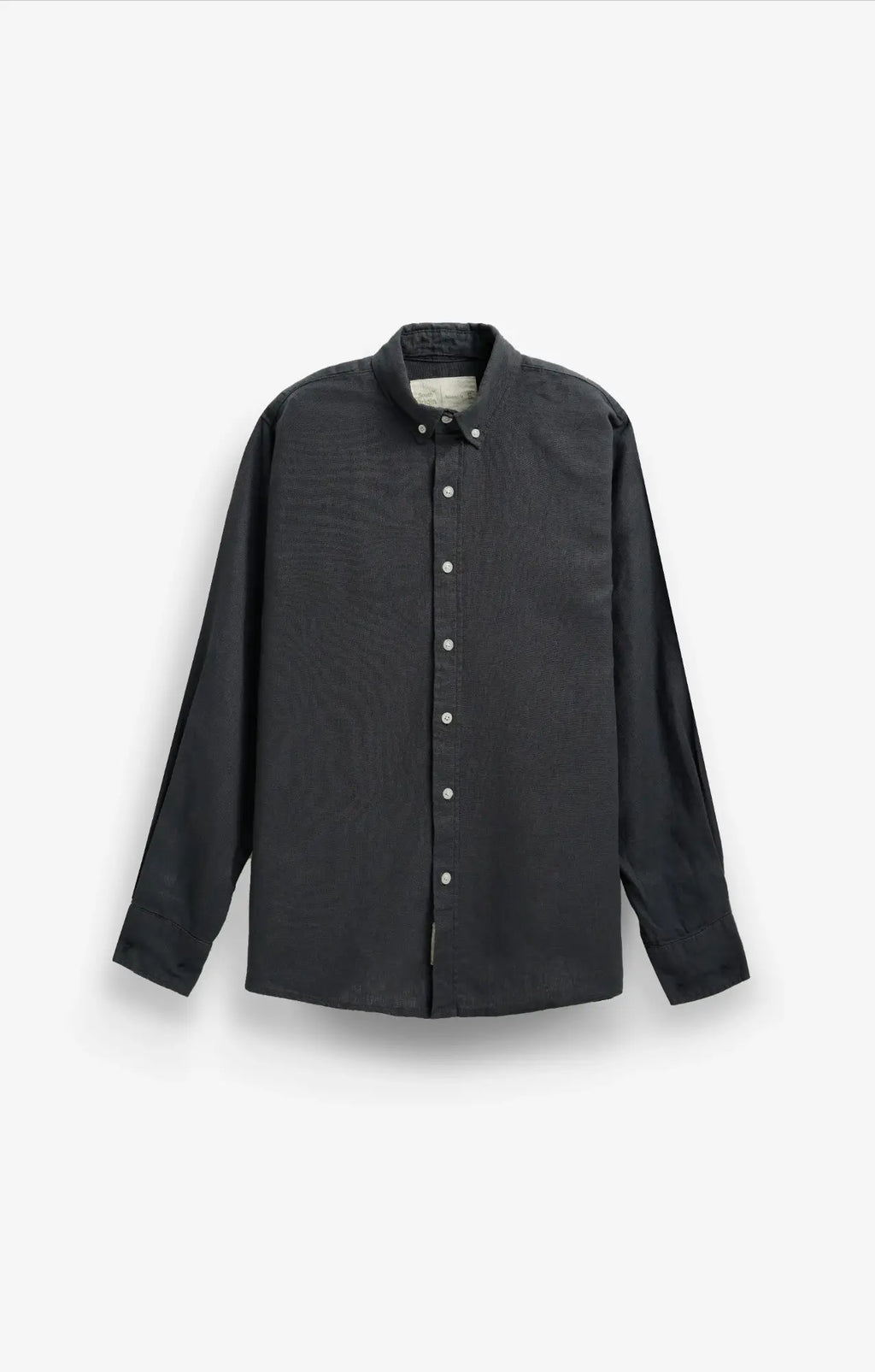 COTTON LINEN FRENCH NAVY SHIRT