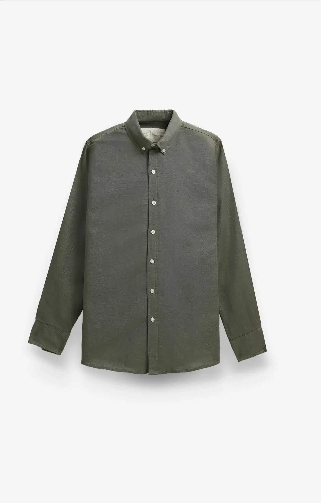VELAIR LINEN SAGE GREEN SHIRT