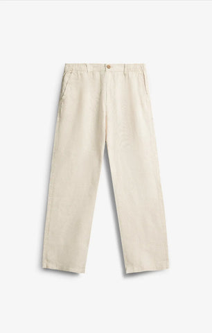 VELAIR LINEN CREAM PANTS