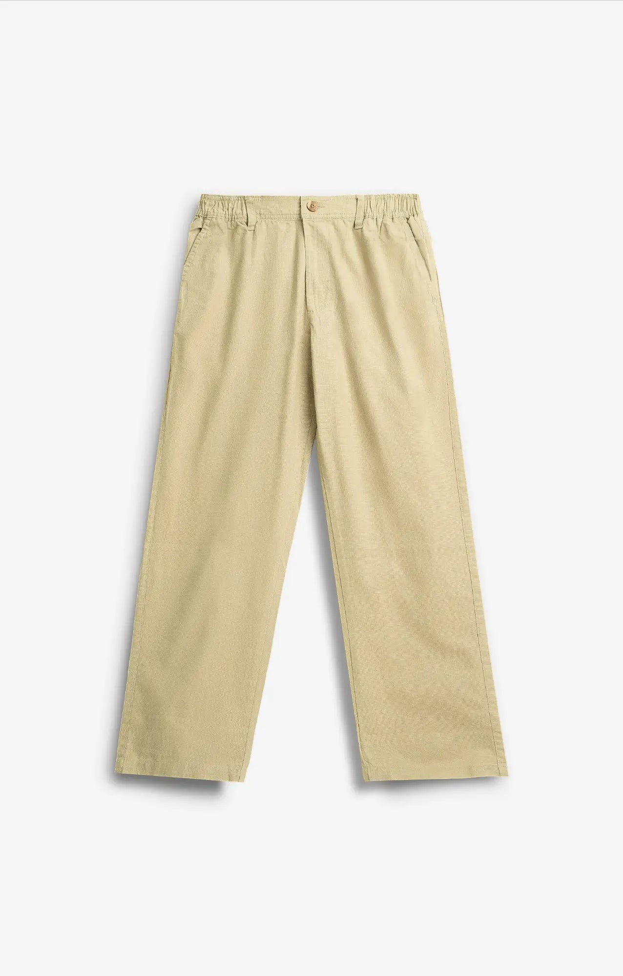 COTTON LINEN ALMOND PANTS
