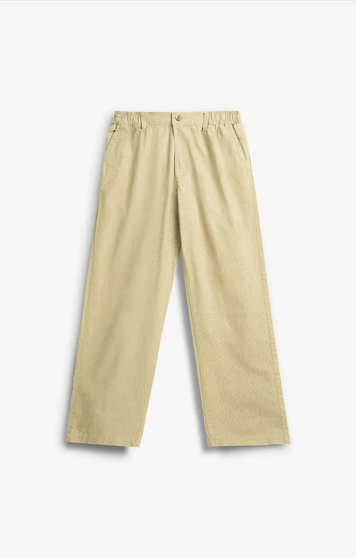 COTTON LINEN ALMOND PANTS